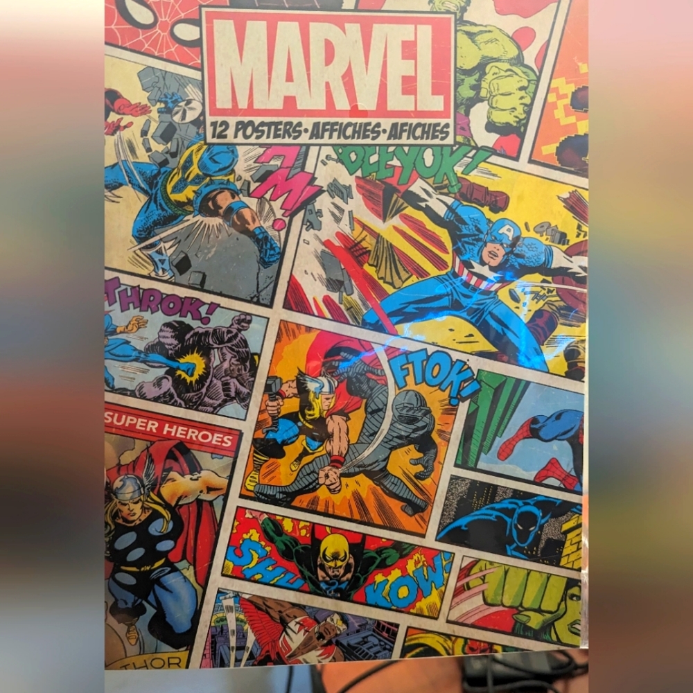 MARVEL COMICS 12 POSTERS
